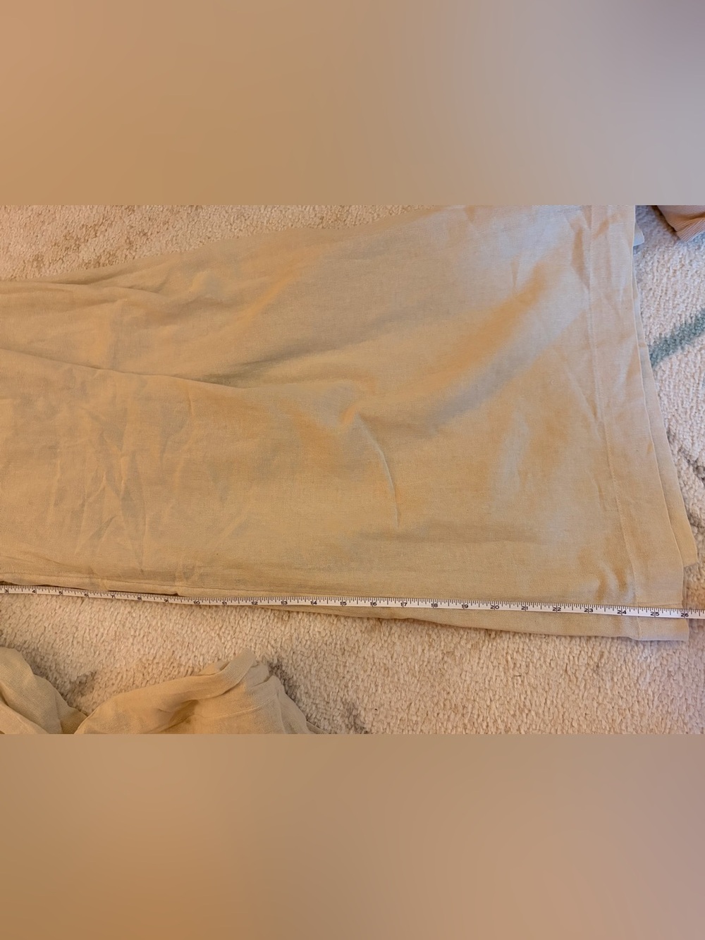 NWT Free People cotton wide leg gauzy cotton hippie boho chic pants medium - Picture 5 of 6